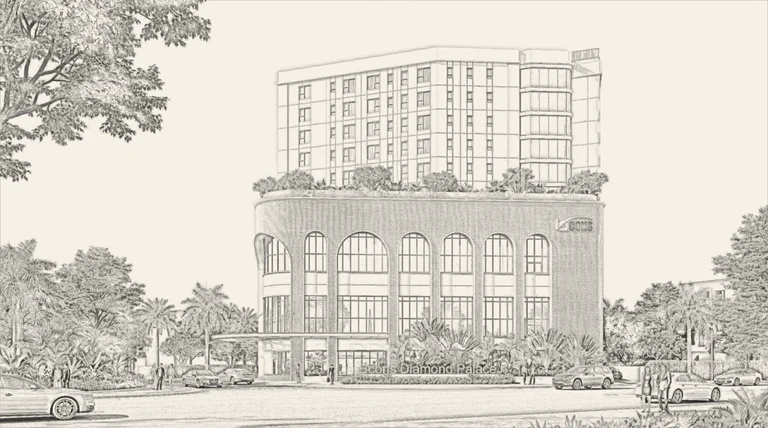 Phác thảo kiến trúc Bcons Diamond Palace